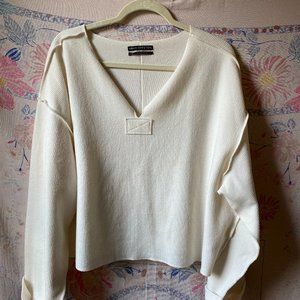 Urban Outfitters Oversized Off White Sweater